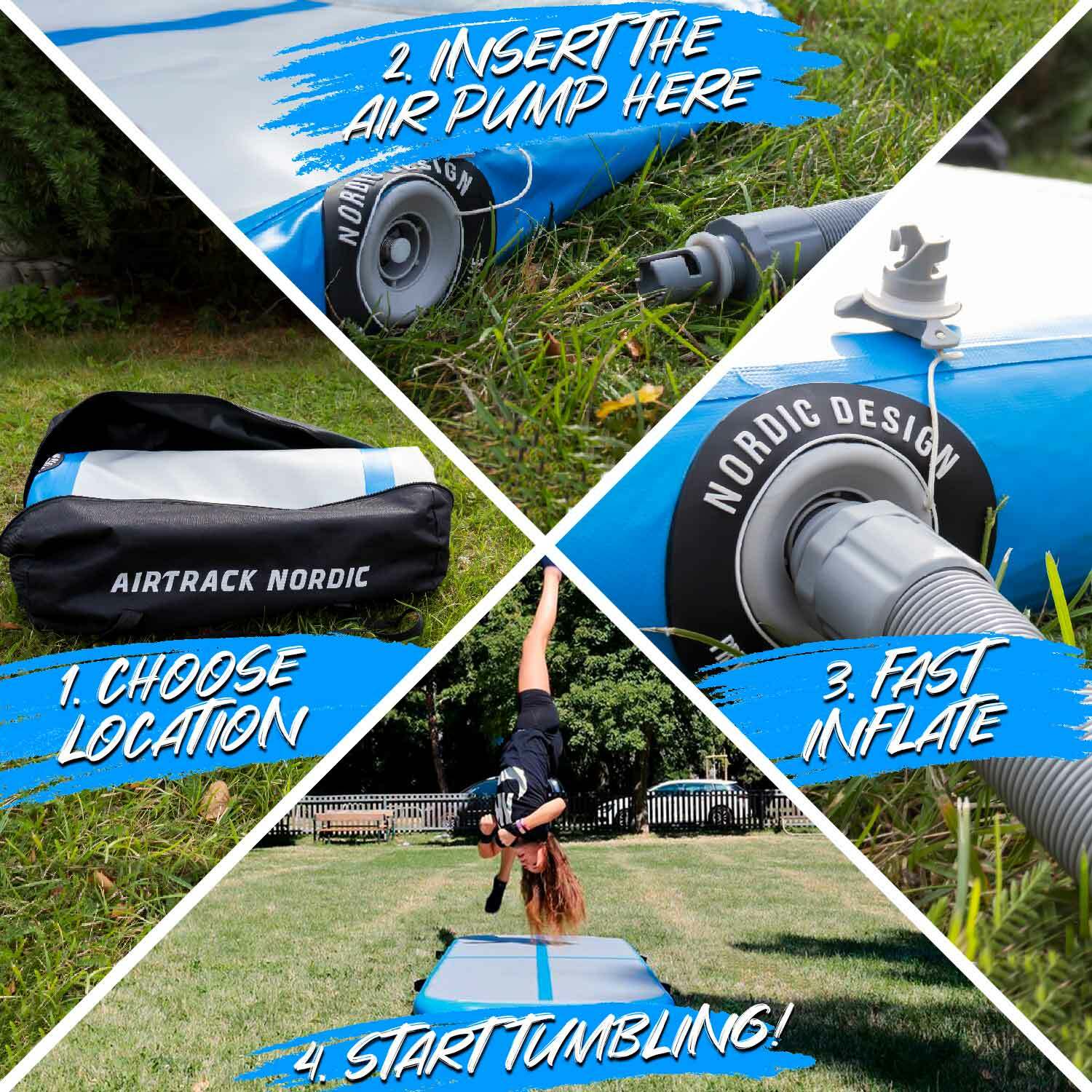 AirTrack Nordic Deluxe Wide, 3-16m