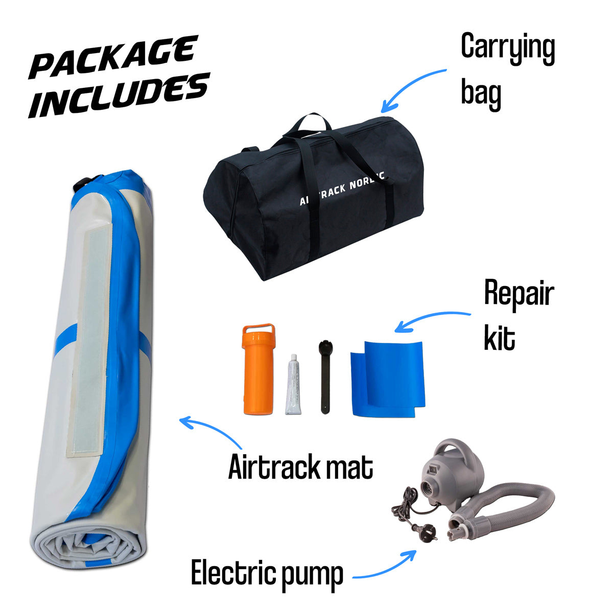
              AirTrack Nordic Deluxe Wide, 3-16m